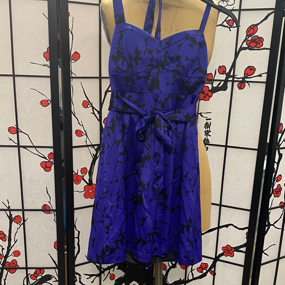 Forever 21 Blue and Black Mini Dress